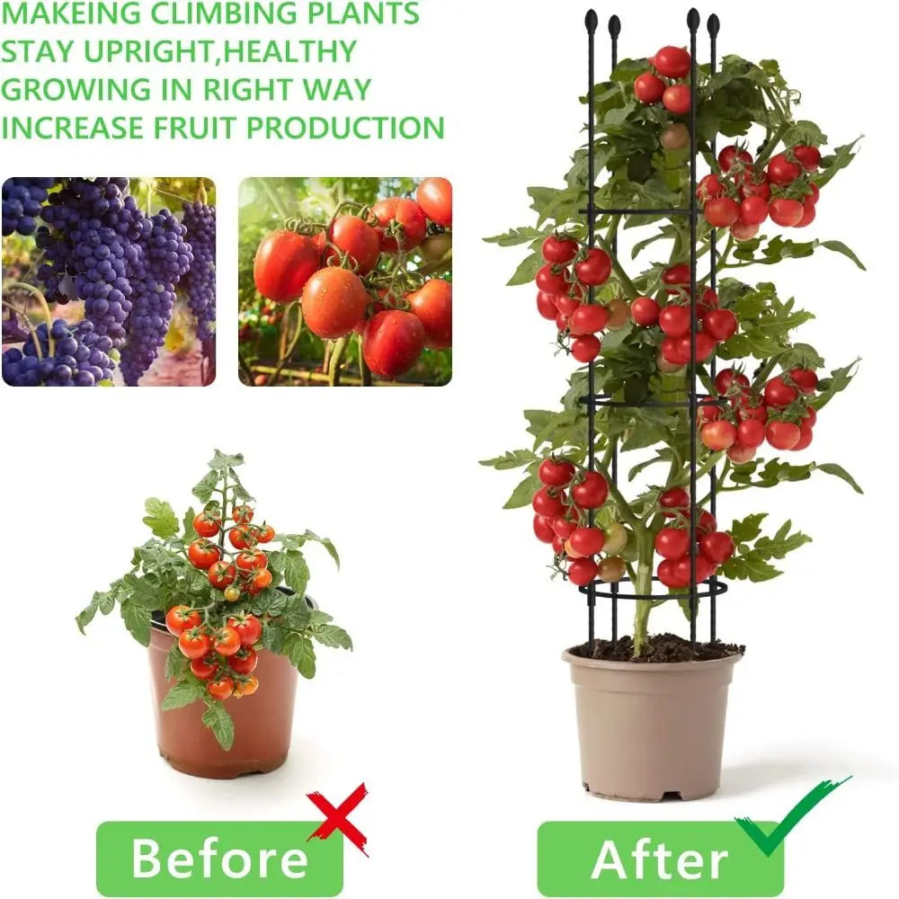 Stackable Garden Trellis Infinitely Spliceable Rose Trellis for Climbing Flowers Vegetable Indoor Outdoor