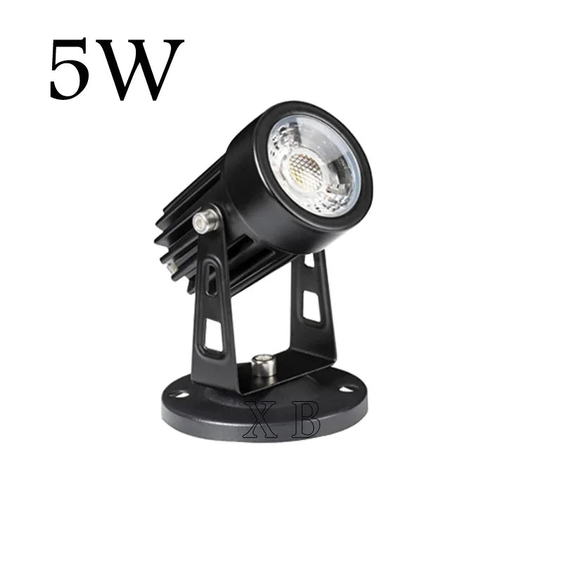 4PCS 1W 3W 5W 7W 10W LED Garden Lawn Lamp Outdoor LED Spike Light Waterproof Lighting Garden Path Spotlights AC 85-265V  DC12V