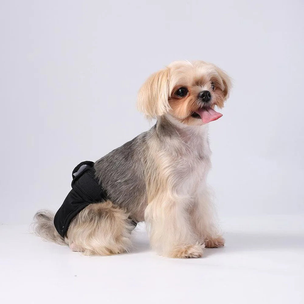 Washable Female Dogs Shorts Adjustable & No Leak Comfortable Dog Period Panties Doggies Puppy Underwear for Small and Large Dogs