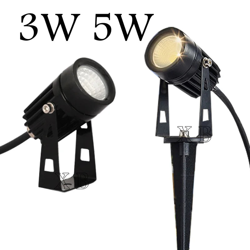 Dimmable Waterproof Landscape led Lawn light 12V 110V 220V Landscape Spot Light IP65 outdoor led light 3W 5W 7W 10W garden lamp
