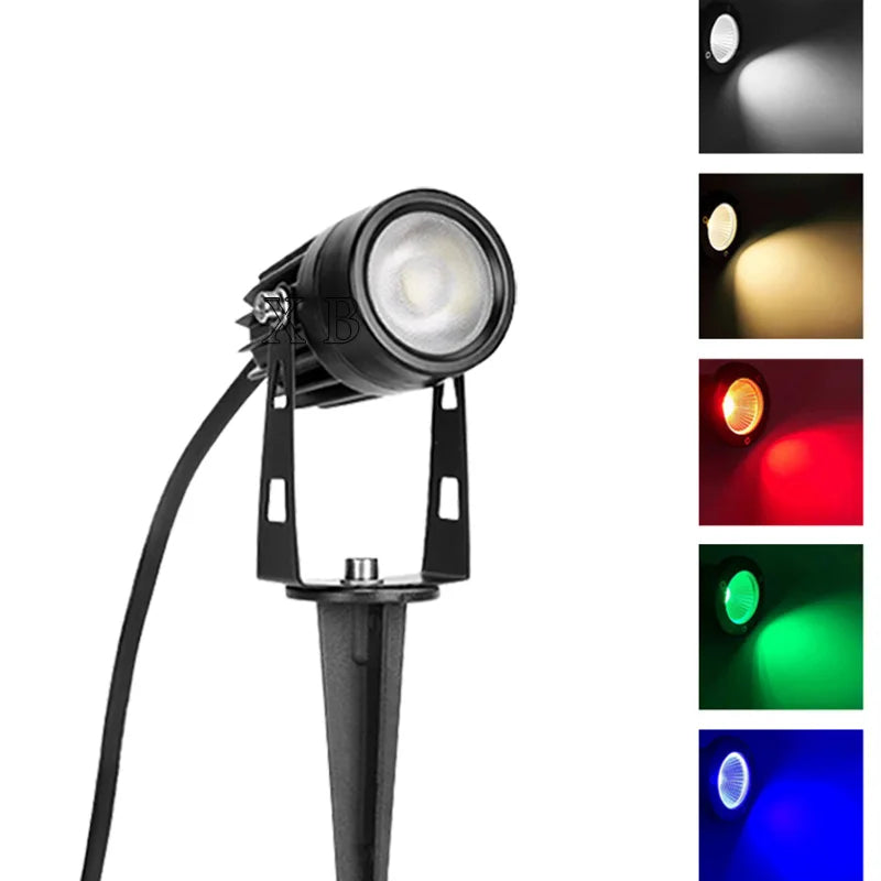 IP65 LED Lawn Lamp COB Light DC12V AC110V 220V Outdoor Waterproof IP65 Pathway Garden Spot Bulb 5W 3W Decor Landscape Light