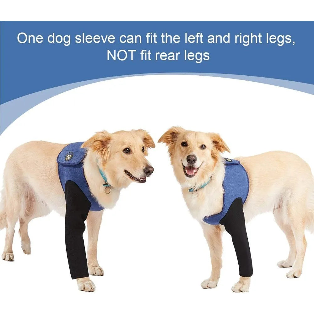Dog Joint Protector,Front Leg Braces,Breathable Fabric Anti-chew,With Adjustable Paw Supports,Help Better Recovery ACL,XS-XXL