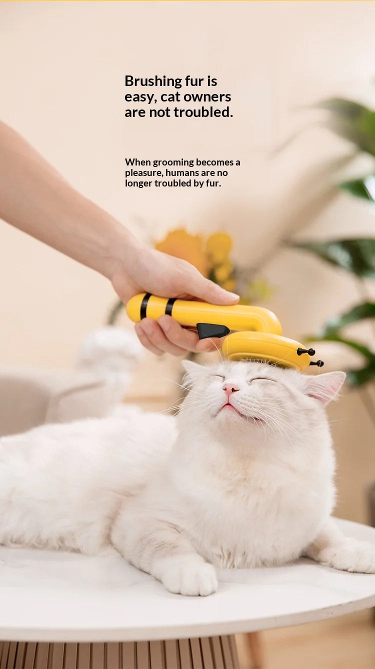 Dog Hair Remover Brush Long Hair Grooming Comb Pet Removes Hairs Cleaning Bath Brush