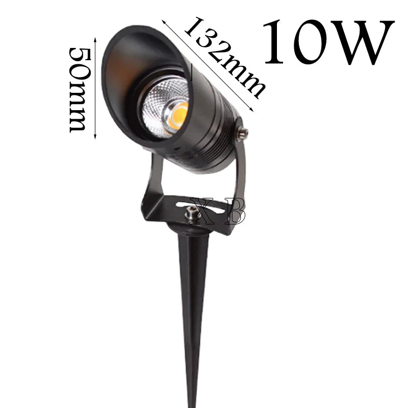 4PCS 1W 3W 5W 7W 10W LED Garden Lawn Lamp Outdoor LED Spike Light Waterproof Lighting Garden Path Spotlights AC 85-265V  DC12V
