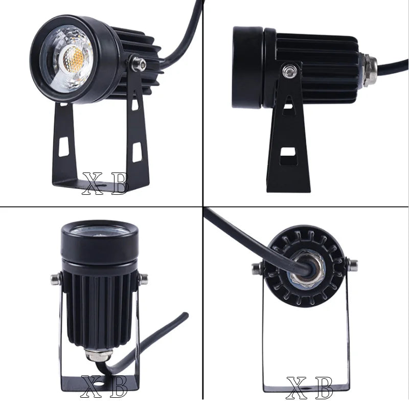 4PCS 1W 3W 5W 7W 10W LED Garden Lawn Lamp Outdoor LED Spike Light Waterproof Lighting Garden Path Spotlights AC 85-265V  DC12V