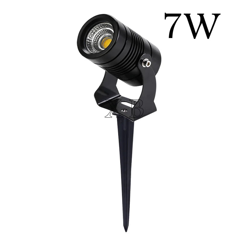 4PCS 1W 3W 5W 7W 10W LED Garden Lawn Lamp Outdoor LED Spike Light Waterproof Lighting Garden Path Spotlights AC 85-265V  DC12V