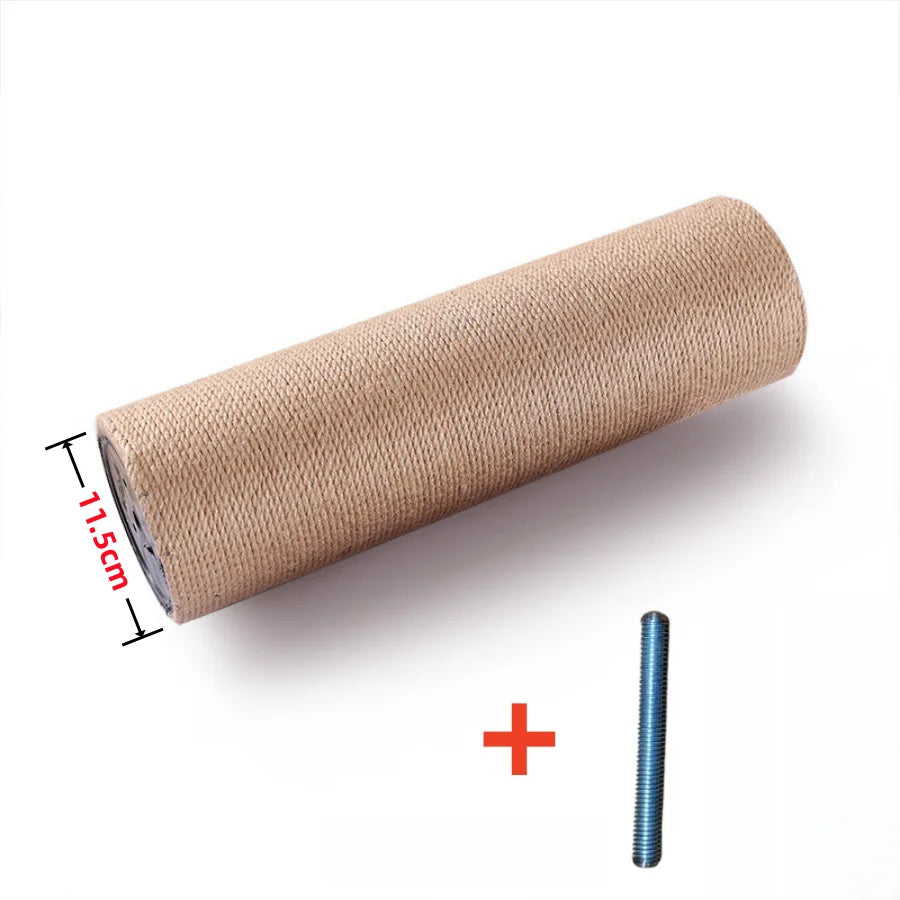 DIY Cat Climbing Tree Tower Accessoies Sisal Rope Pillar Pet Cat Toys Scratching Posts Hard Paper Tube Pillars With Sisal Rope