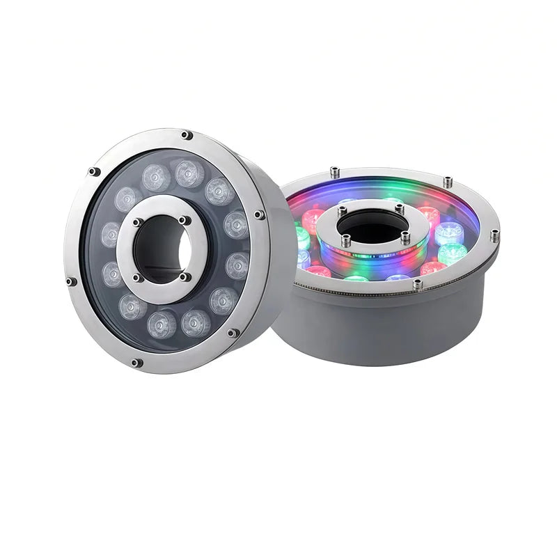 Fountain Light Colorful Underwater Light Waterfall Fountain LED Waterproof IP68 6W/9W/12W Swimming Pool Landscape Lamp 12V/24V