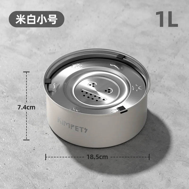 Stainless Steel Dog  Anti-tip Large Capacity Pet  Dog Rice BowL Dog Water Cat  Easy To Clean Slow Food