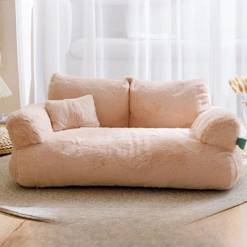Luxury Cat Bed Super Soft Warm Pet Sofa Detachable Washable Non-slip for Small Medium Dogs Comfortable Sleep Pets Beds Supplies